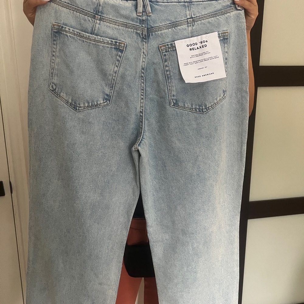 Good American Light Blue Women Jeans